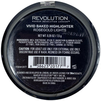 Thumbnail for Revolution Vivid Baked Highlighter 0.26OZ Rosegold Lights (72 Pcs Lot) - Discount Wholesalers Inc