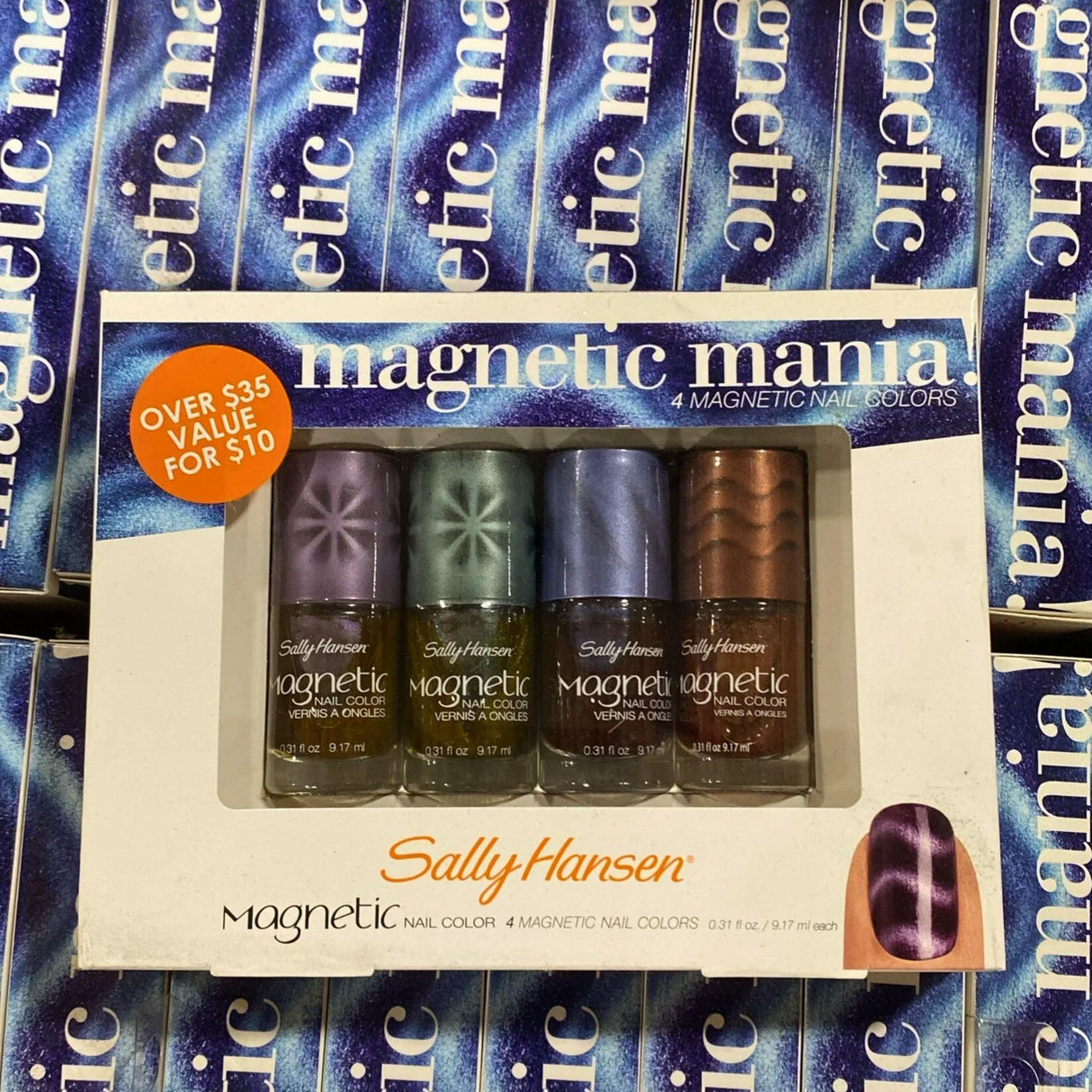 Sally Hansen Magnetic Mania 4 Magnetic Colors 0.31oz (40 Pcs Lot) - Discount Wholesalers Inc