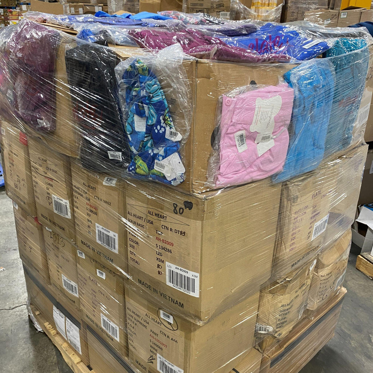 Branded Clothing Pallet (900 Units)