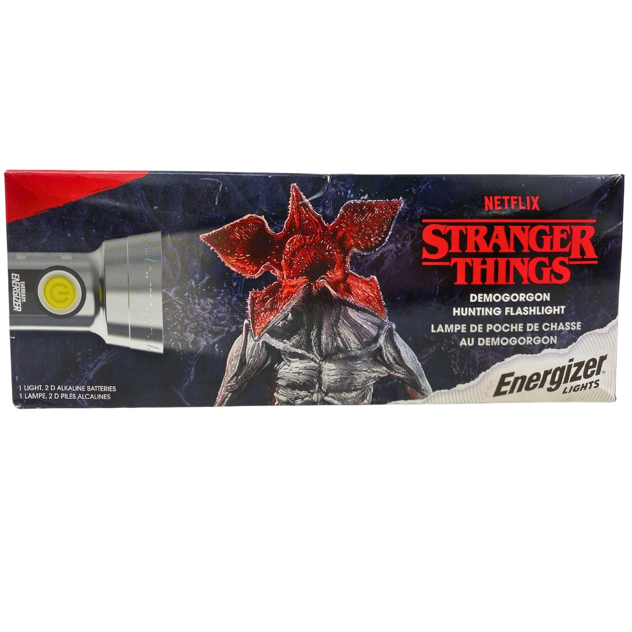Stranger Things Demogorgon Hunting Flashlight 1 light (48 Pcs Lot) - Discount Wholesalers Inc