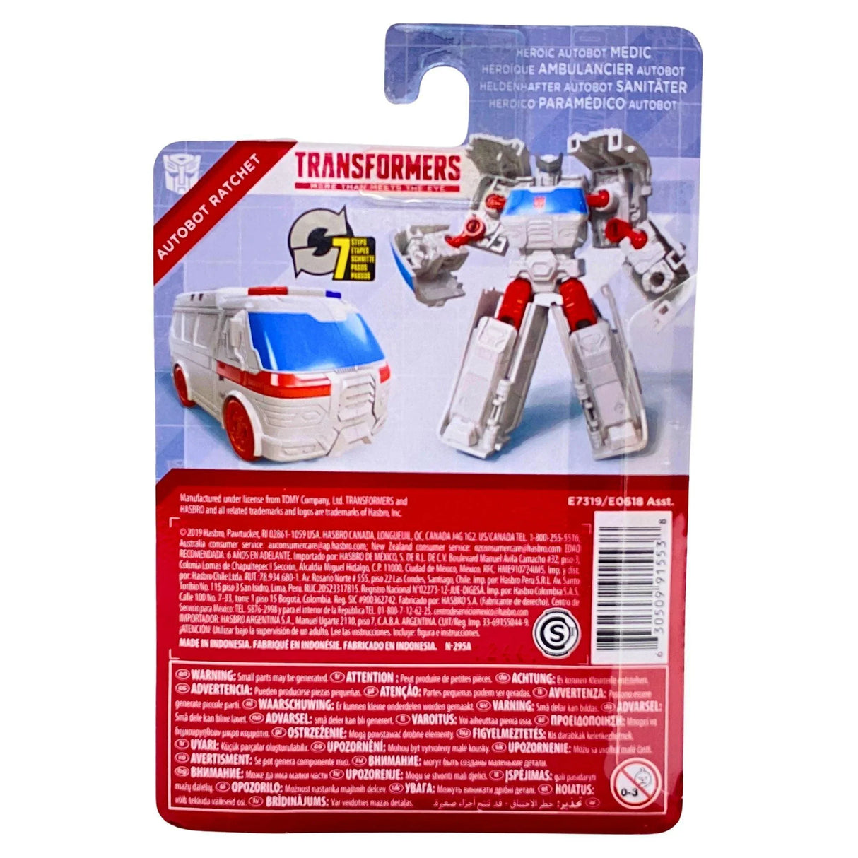Transformers Autobot Ratchet Ages 6+ (40 Pcs Lot) - Discount Wholesalers Inc