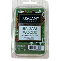 Thumbnail for Tuscany Candle Limited Edition Balsam Woods with Essential Oils Balsam & Spruce Soy Blend 6 wax melts 2.5OZ (100 Pcs Lot) - Discount Wholesalers Inc