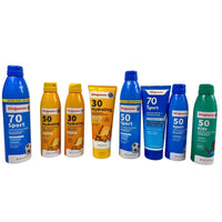 Thumbnail for Walgr33ns Sunscreen Assorted Mix - Assorted SPF's/Sizes, Spray & Lotion (65 Pcs Lot) - Discount Wholesalers Inc