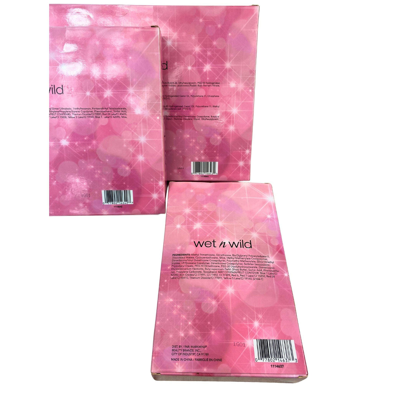 Wet'n'Wild Makeup Gift Kits - Highlighter Trio,Prime Set,Lip Trio (60 Pcs Lot) - Discount Wholesalers Inc