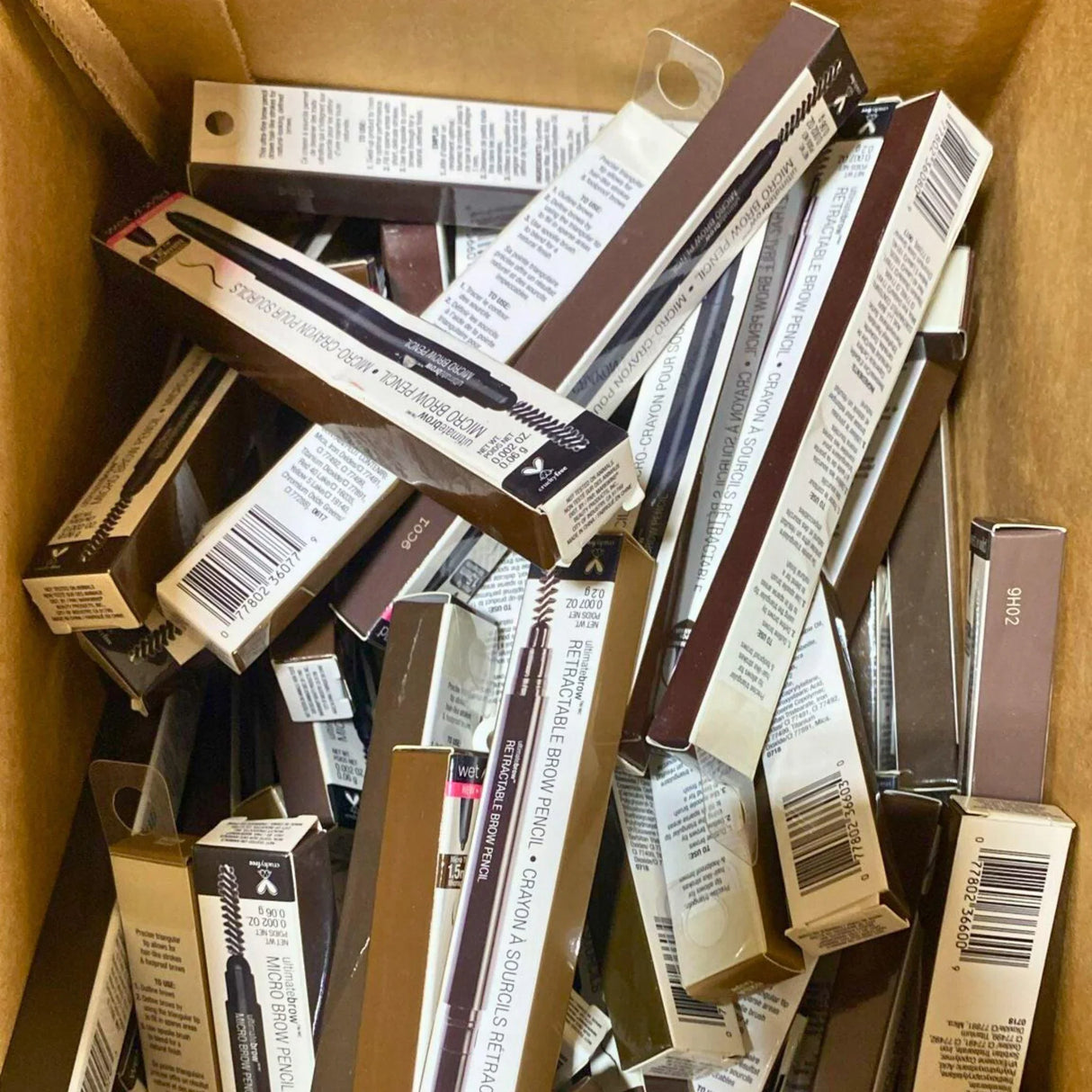 Wet N Wild Ultimate Micro Brow Pencil & Retractable Brow Pencil Assorted Colors (85 Pcs Lot) - Discount Wholesalers Inc