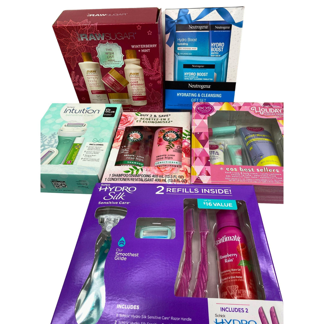 Women Sets Assorted Mix Includes Shaving Kits,Shampoo & Conditioner,Lotions (35 pieces - Discount Wholesalers Inc