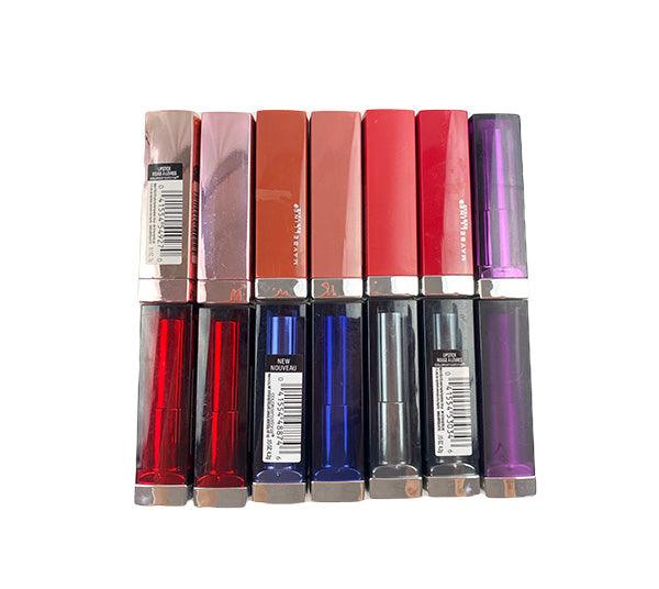 Maybelline Color Sensational Lipstick, Assorted Colors - Wholesale (50 Pcs Box) - Discount Wholesalers Inc