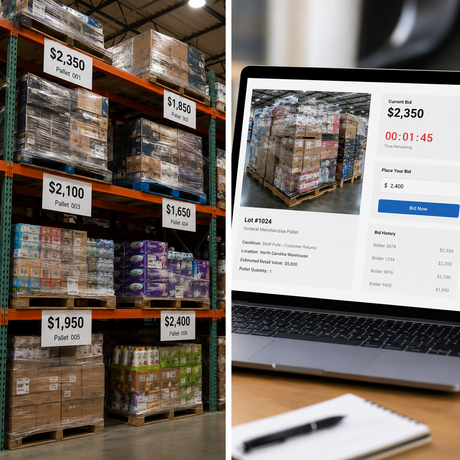 Liquidation Pallets vs Auction Sites