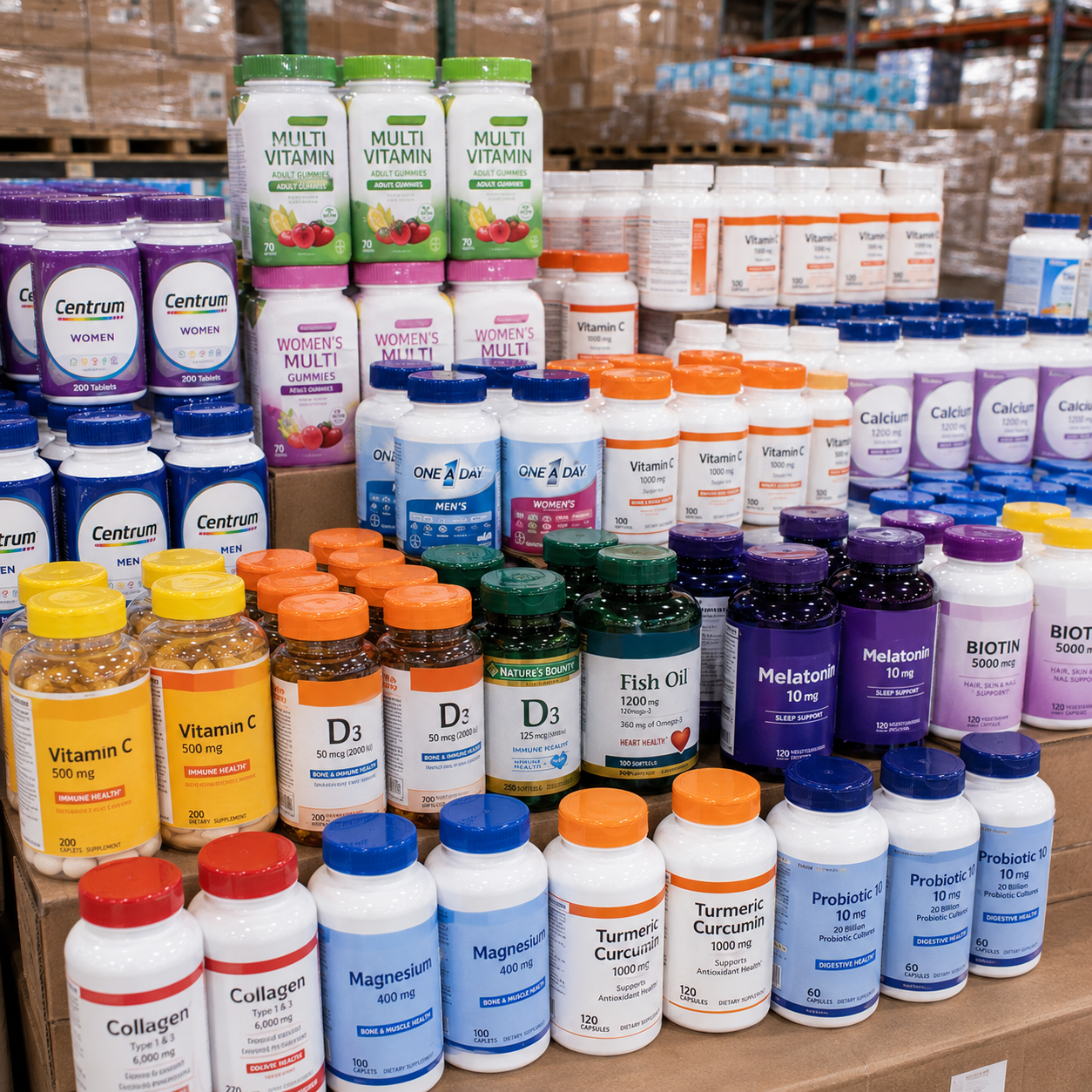Vitaminas y Suplementos al Por Mayor USA | Discount Wholesalers Inc