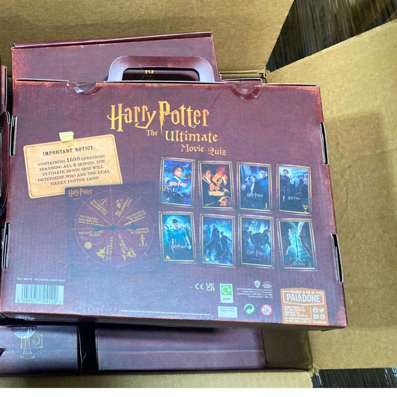 Harry Potter The Ultimate Movie Quiz 400X Cards , 1X Spinner