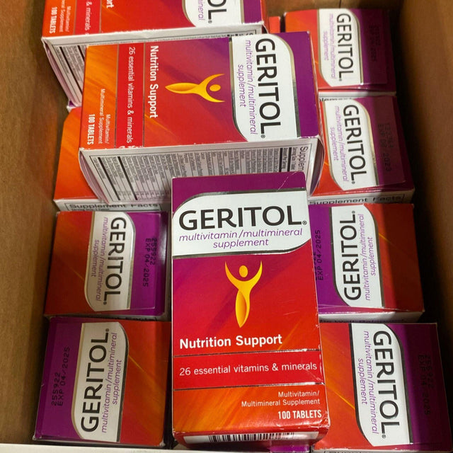 Geritol Multivitamin/Multimineral Supplement Nutrition Support 