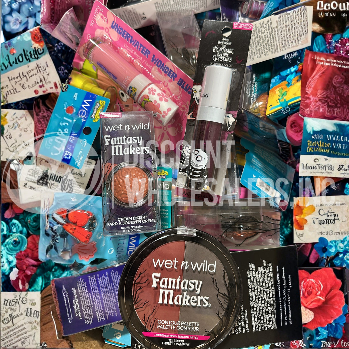 Wet N Wild Assorted Cosmetics Different Sizes (100 Pcs Lot)