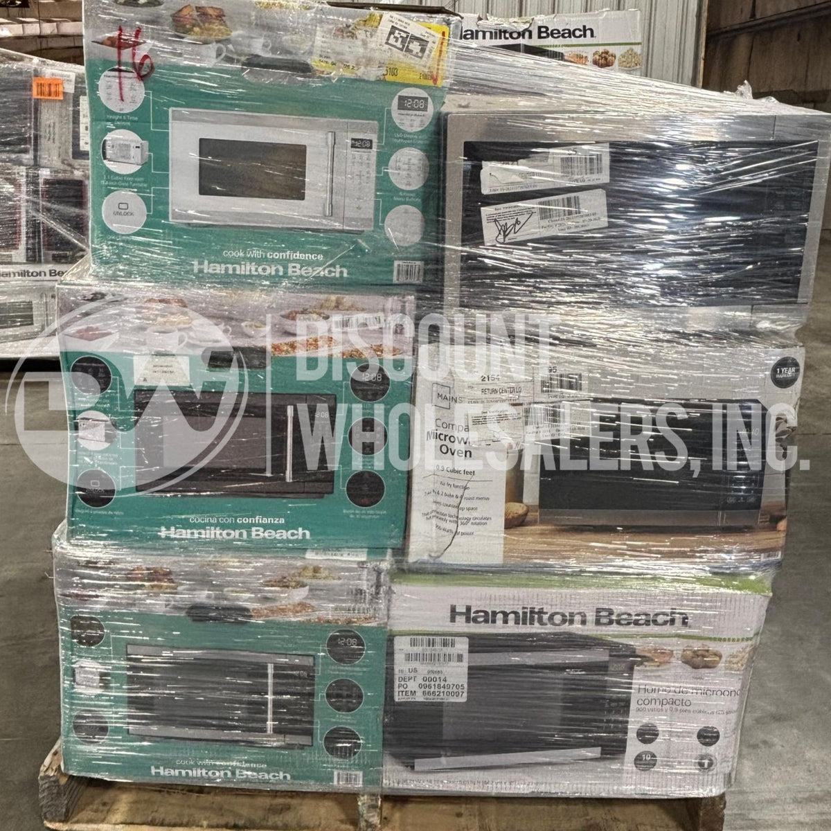 Assorted Brand Name Microwaves – Wholesale Liquidation Lot – 437 Units Per Truck