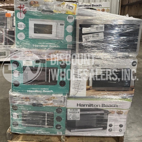 Assorted Brand Name Microwaves – Wholesale Liquidation Lot – 437 Units Per Truck