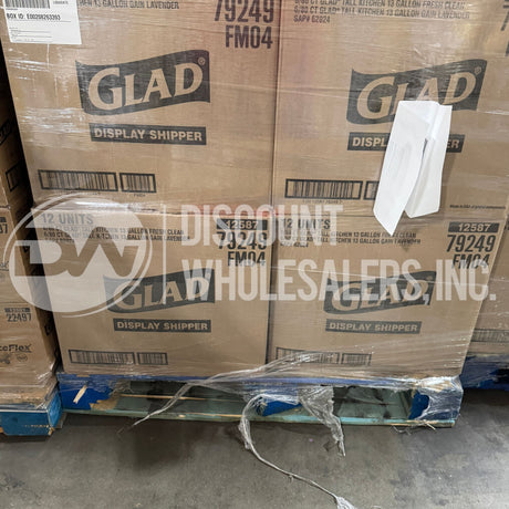 Glad Case Pack Truckload Fully Manifested (39 Pallets Per Truck)