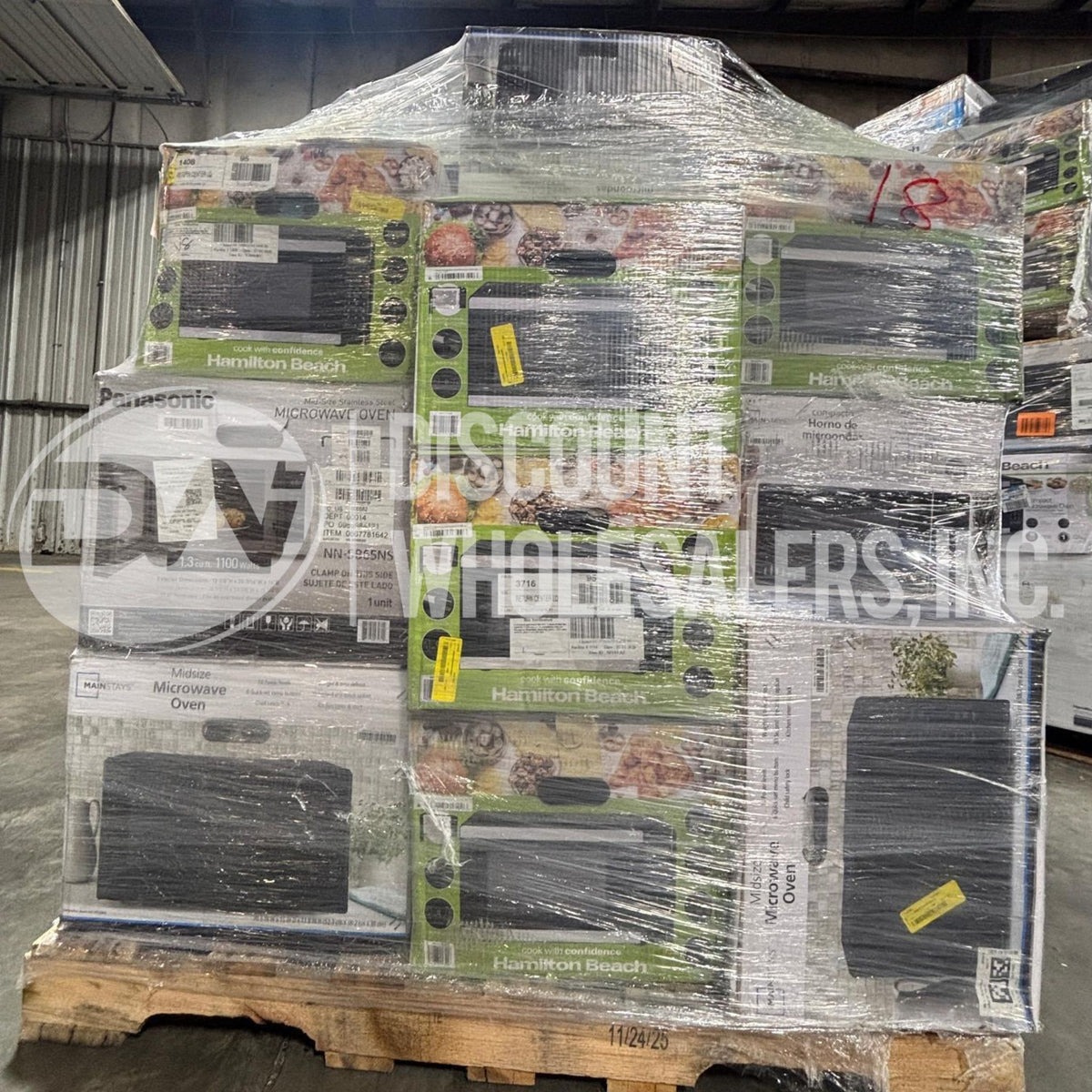 Assorted Brand Name Microwaves – Wholesale Liquidation Lot – 437 Units Per Truck