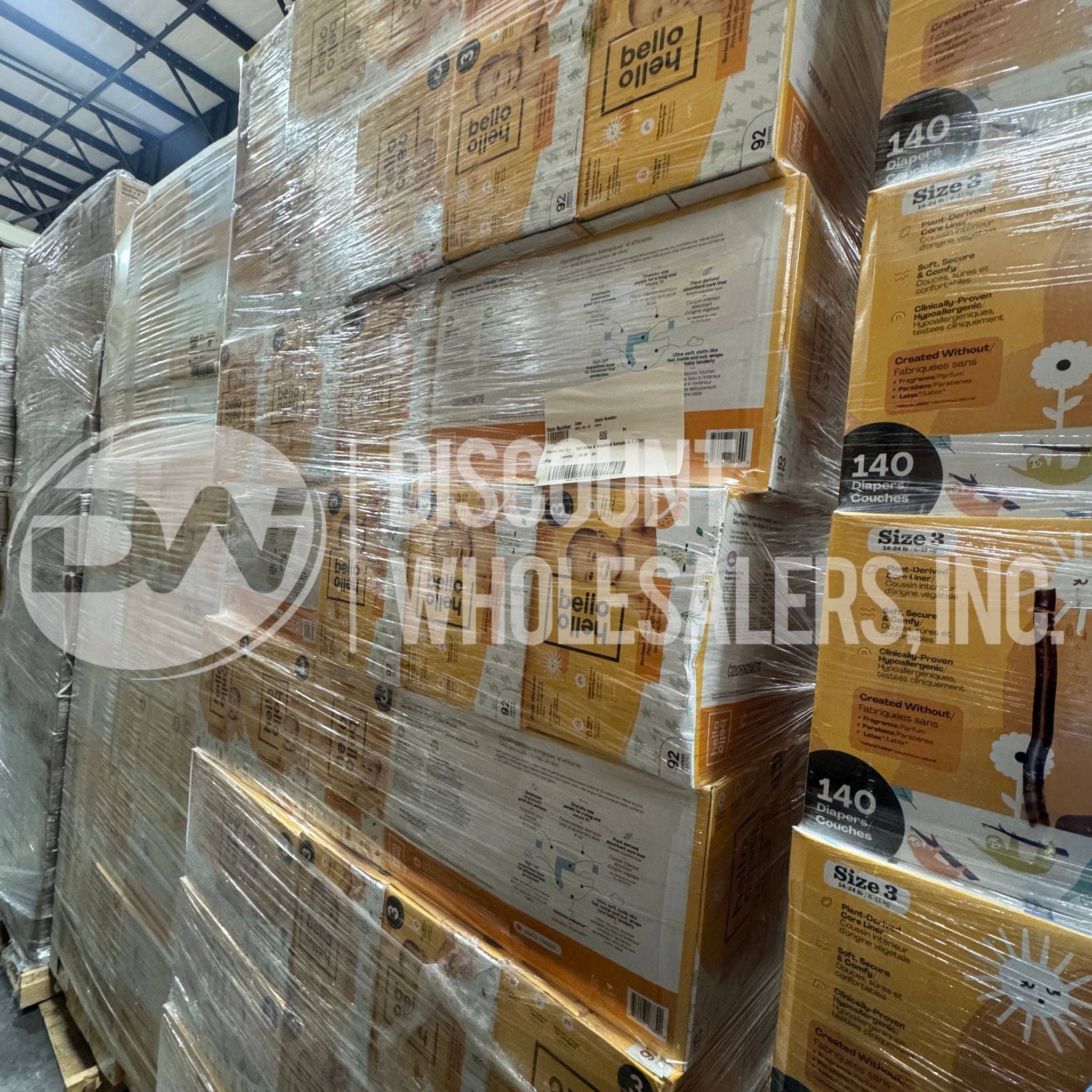 Brand New Diaper Case Pack Load (26 Pallets Per Truck)