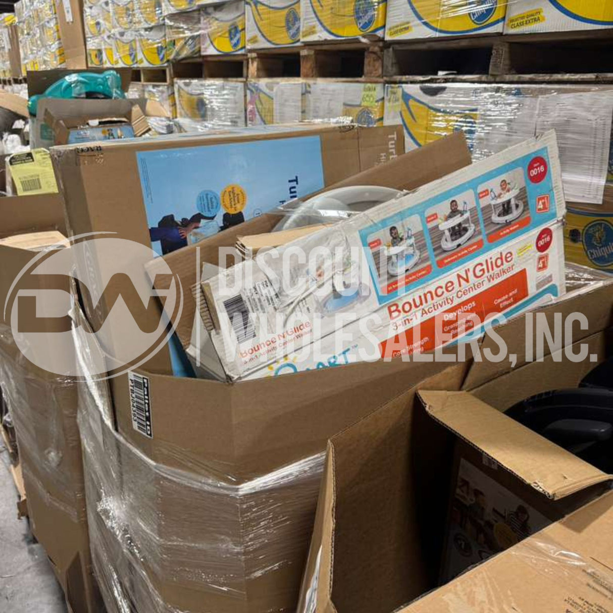 Carga de devolución para bebés (24 pallets por camión)