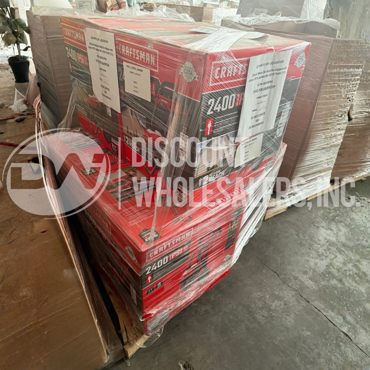 Lowes Shelf Pulls – Small Items, Storage Bins & Small Appliances (24 Pallet Per Truck)