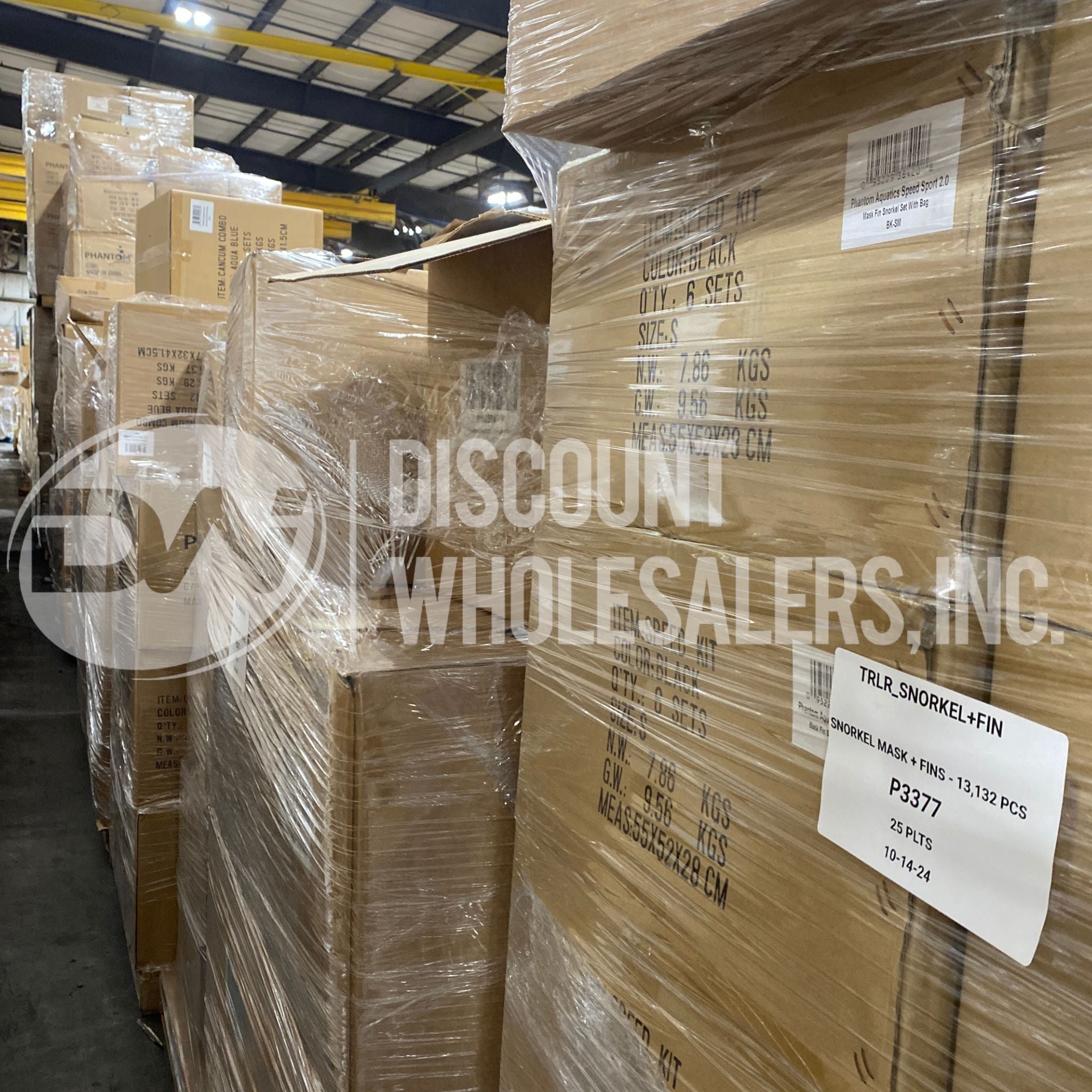 Snorkel Mask + Fins Set  (25 Pallet Per Truck)