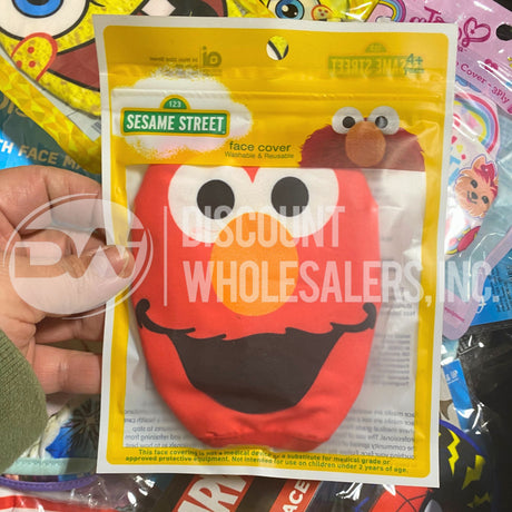 Marvel, Disney,Nickelodeon, and More Child's Cloth Face Mask Assorted (100 Pcs Lot)