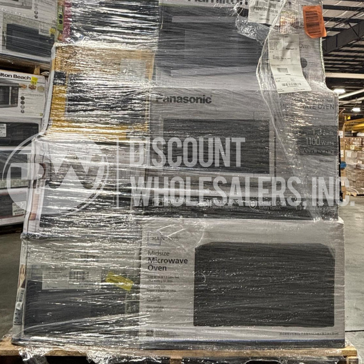 Assorted Brand Name Microwaves – Wholesale Liquidation Lot – 437 Units Per Truck