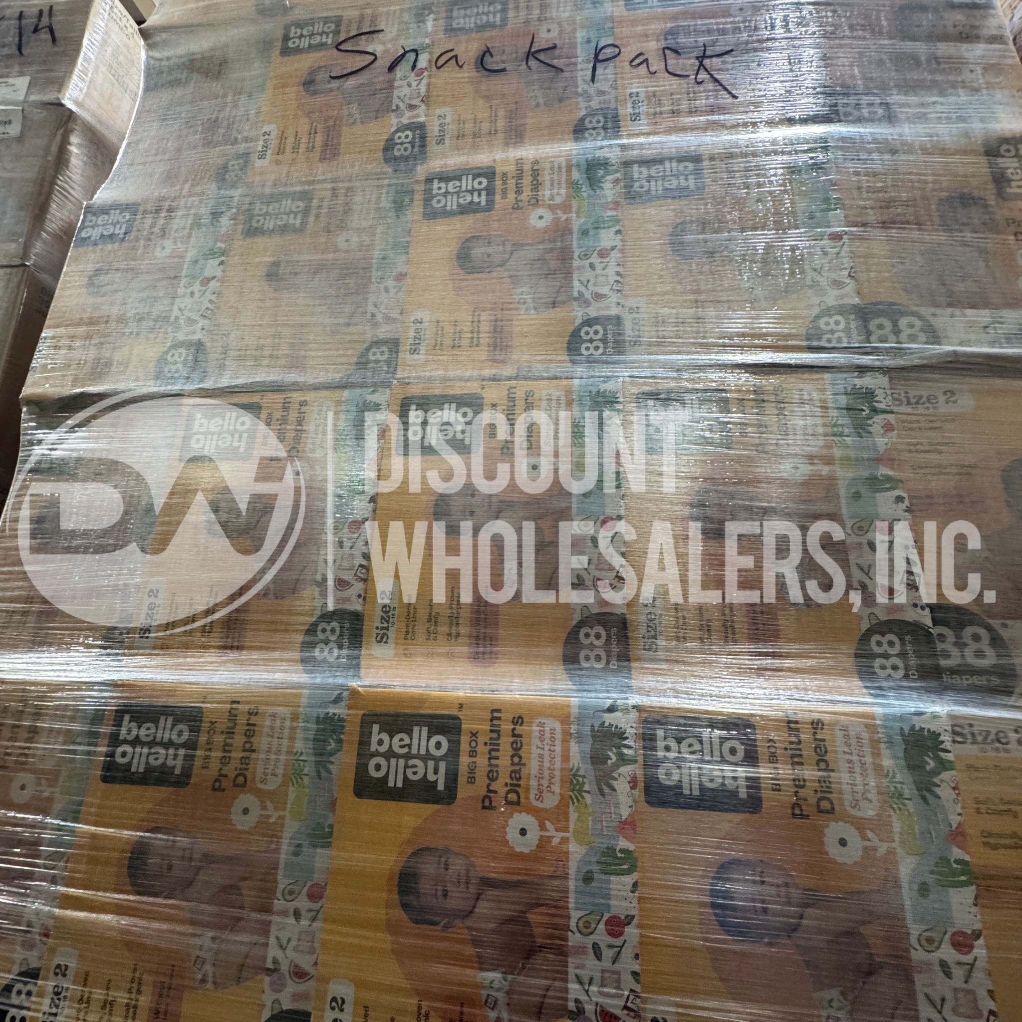 Brand New Diaper Case Pack Load (26 Pallets Per Truck)
