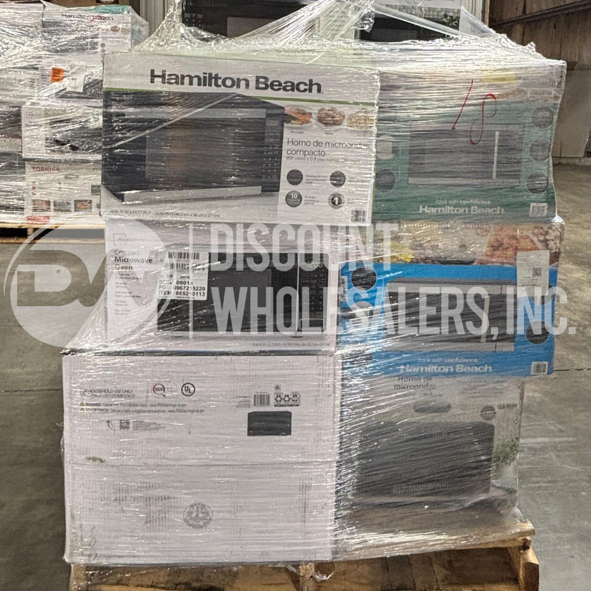 Assorted Brand Name Microwaves – Wholesale Liquidation Lot – 437 Units Per Truck