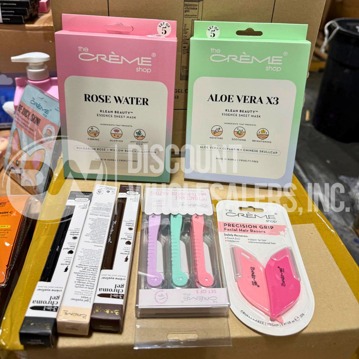 Cosmetic Cremé Mix – Makeup, Skincare & Max Lip Gloss (250 Pcs Lot)