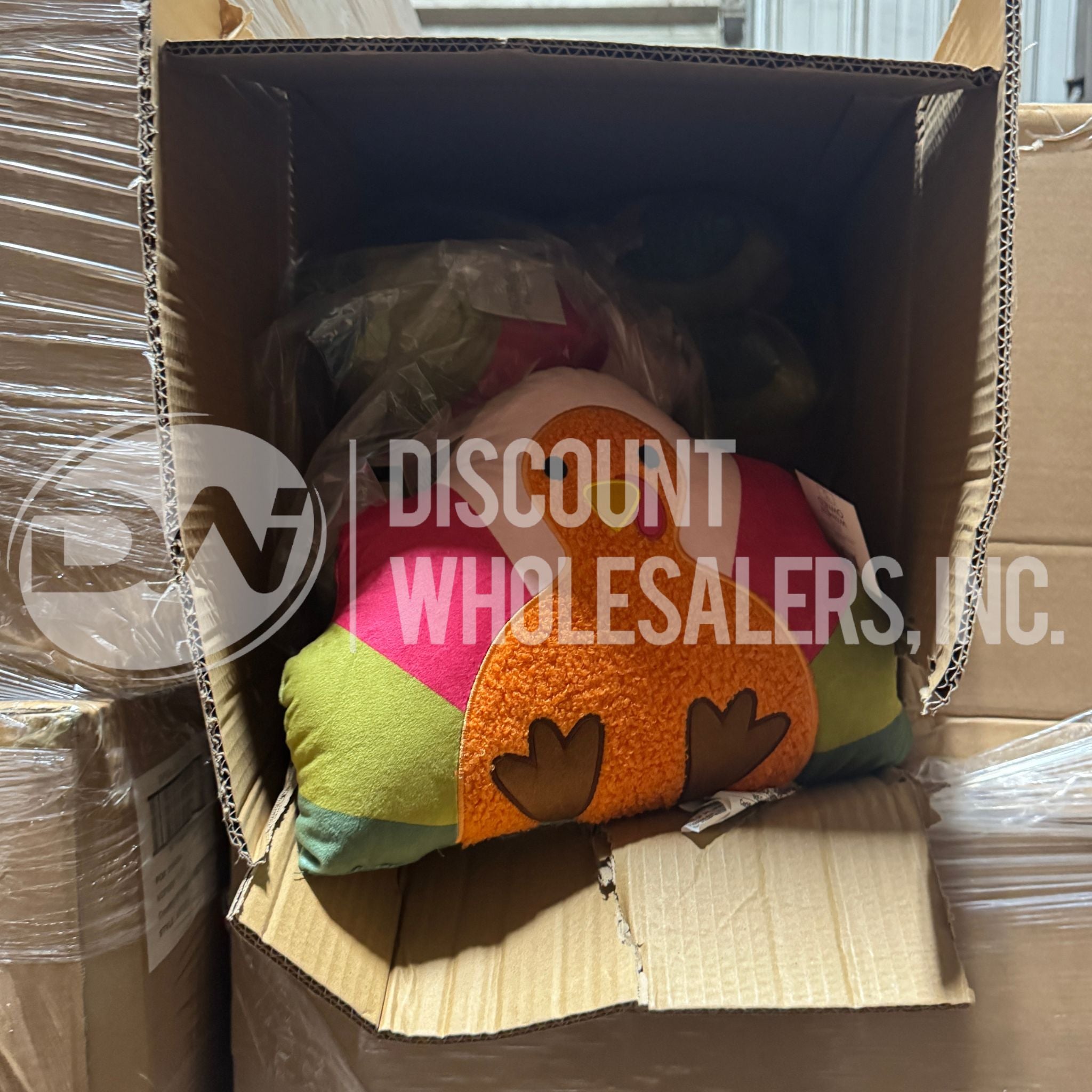 Economía TGT, carga de camión con paquete de cajas (26 palés por camión)