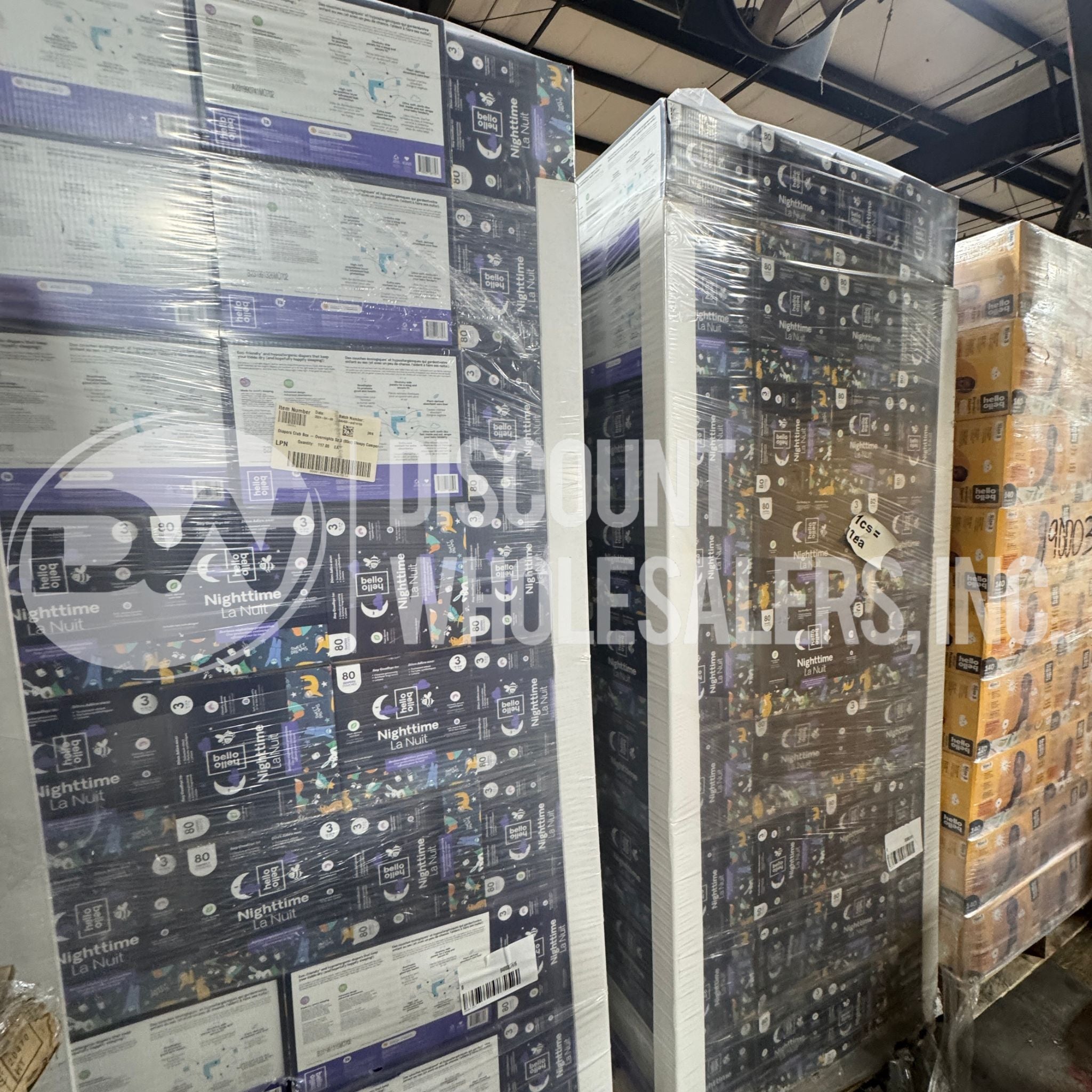 Brand New Diaper Case Pack Load (26 Pallets Per Truck)