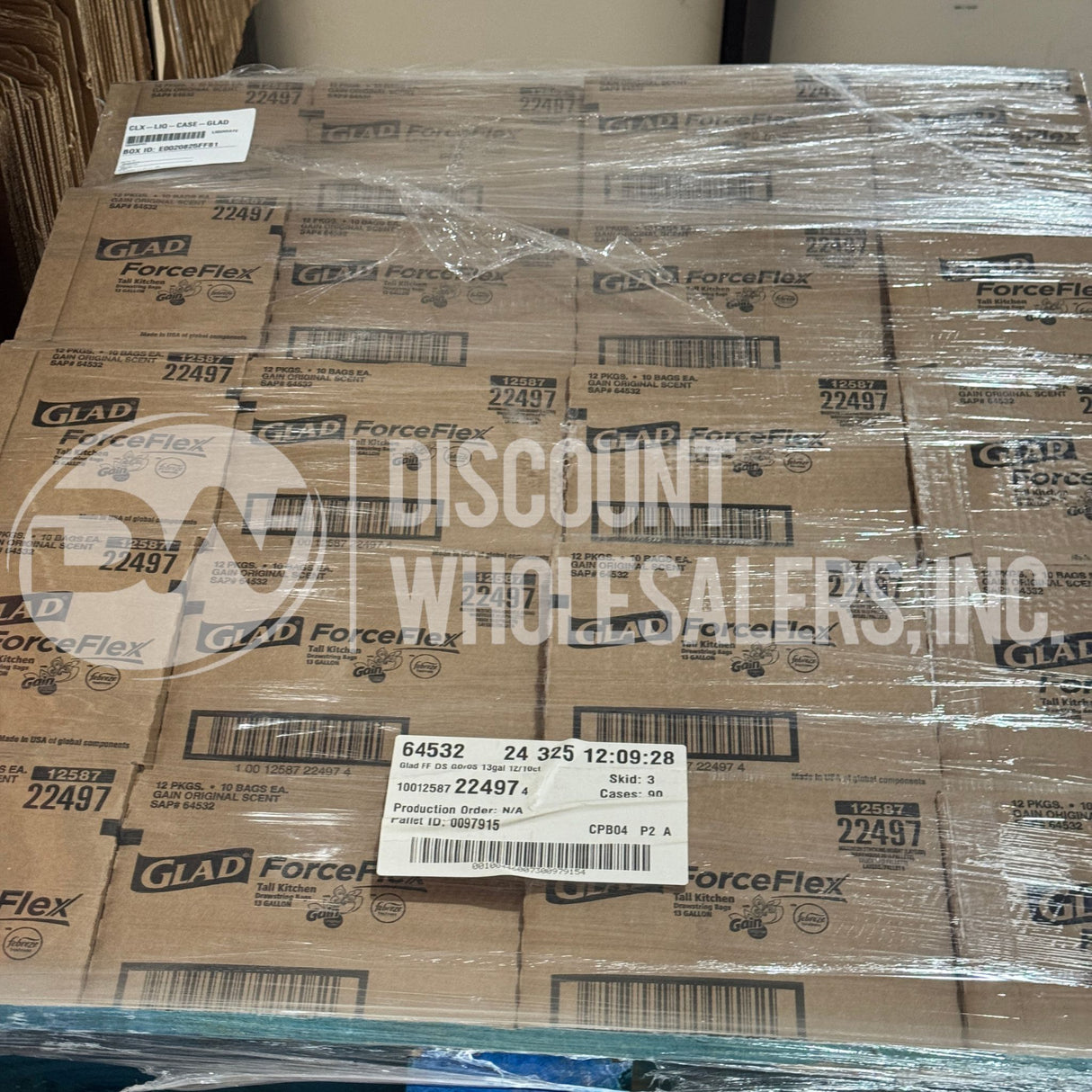 Glad Case Pack Truckload Fully Manifested #2 (22 Pallets Per Truck)
