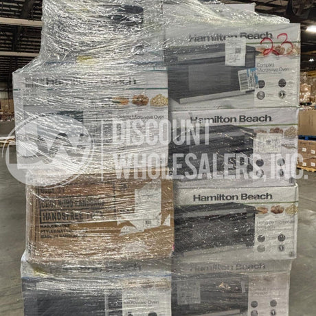 Assorted Microwaves – Returns & Shelf Pulls – Wholesale Liquidation Pallets