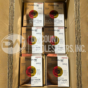 The Creme Shop Rose Gold Fusion Sheet Mask Rose Oil w/24K Gold Special Edition (72 Pcs Lot)