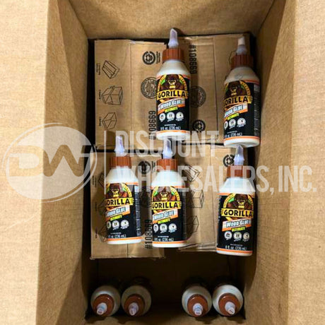 Gorilla Ultimate Waterproof Wood Glue, Natural Wood Color, 8OZ (66 Pcs Lot)