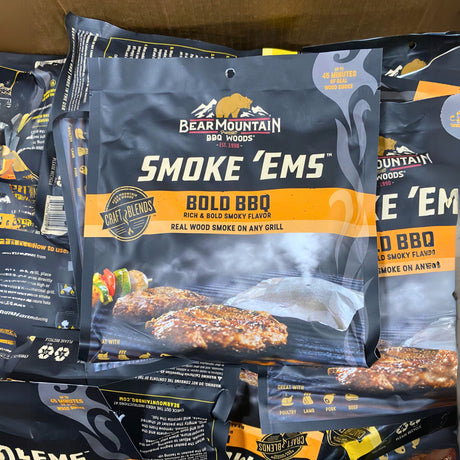 Bear Mountain Smoke 'Ems Bold & Gourmet BBQ Flavor 6 Oz 