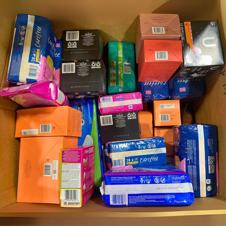 Cora, Kotex, Playtex, Carefree Assorted Pads and Tampons