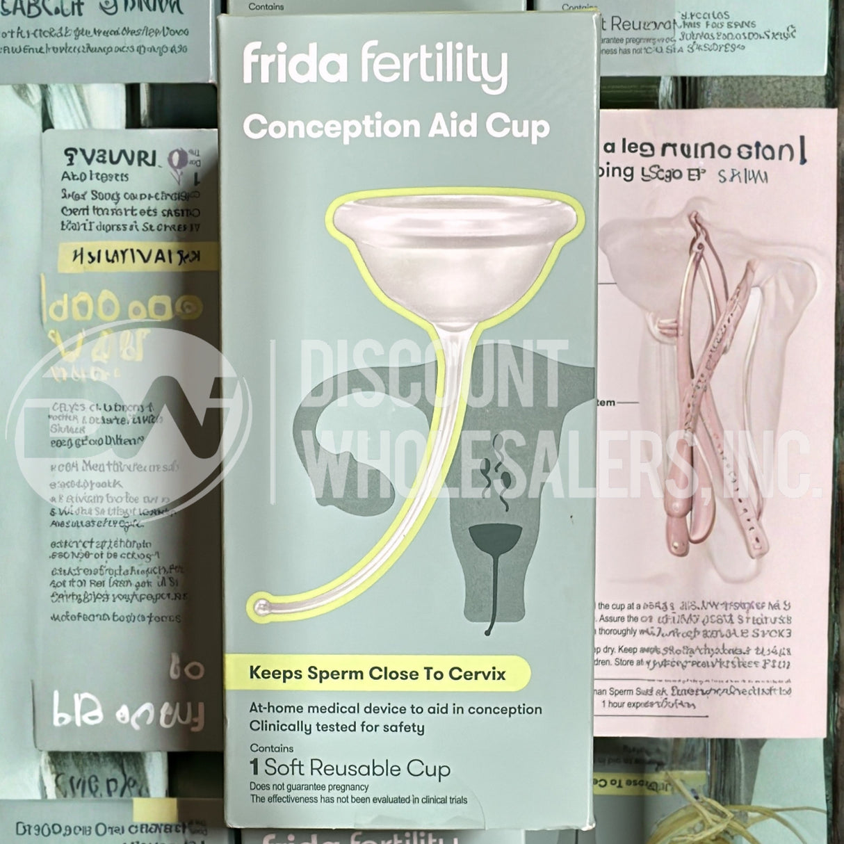 Frida Fertility At Home Conception Aid Cup - 1 Soft Reusable Cup (60 Pcs Lot)
