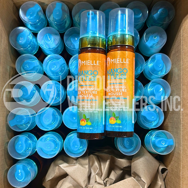 Mielle Mango & Tulsi Botanical Blend Nourishing Silk Texture Mousse Hair And Scalp Care 7.5oz (140 Pcs Lot)