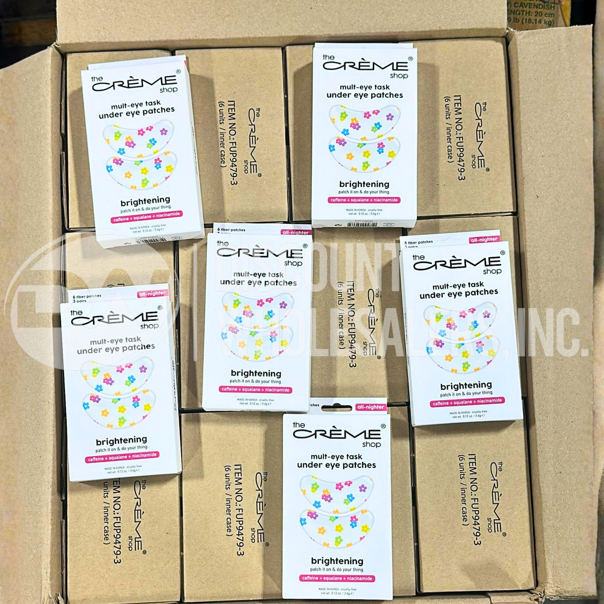 The Crème Shop All-Nighter Mult-Eye Task Brightening Under Eye Patches (144 Pcs Lot)