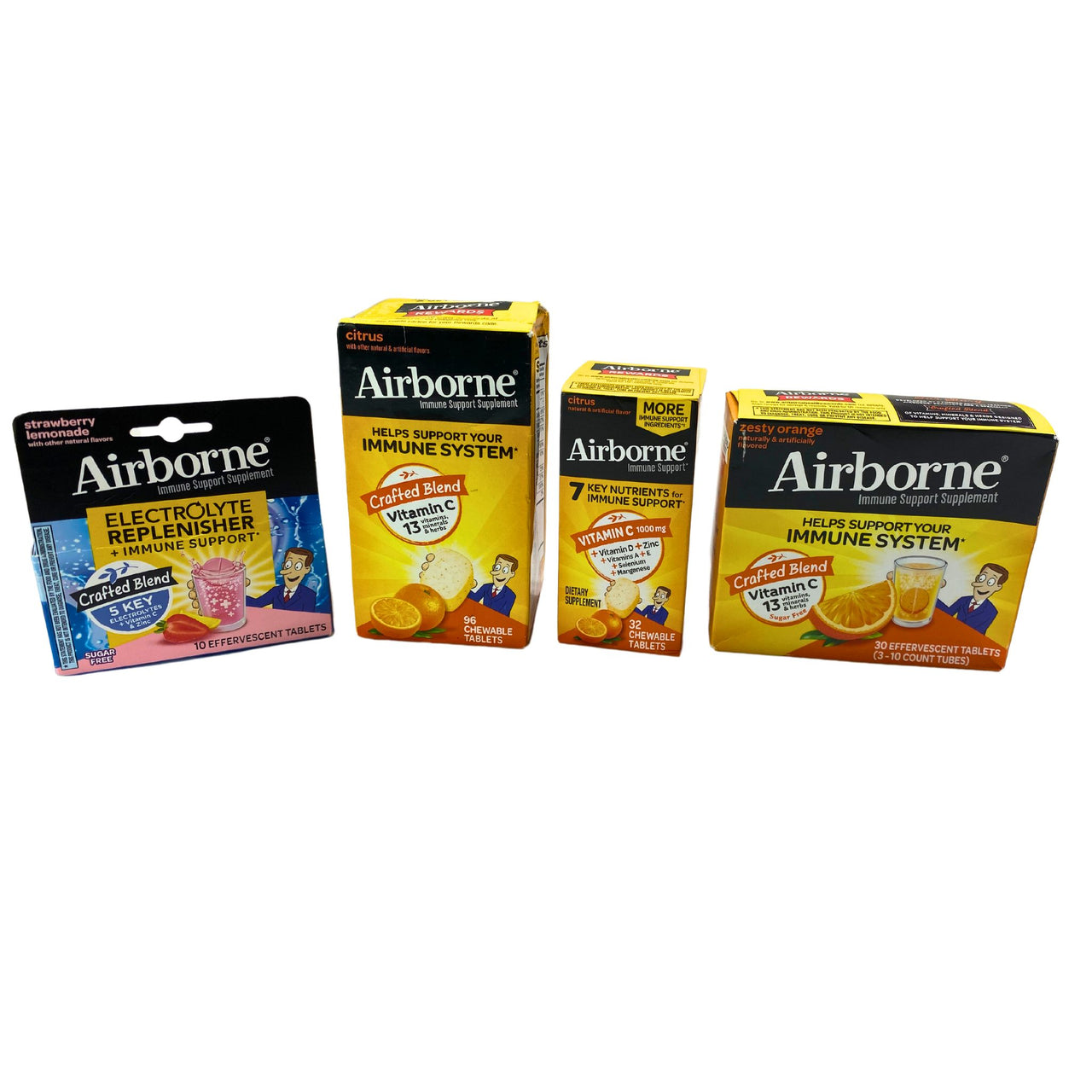 Airborne Immune Support Different Flavors and Sizes 