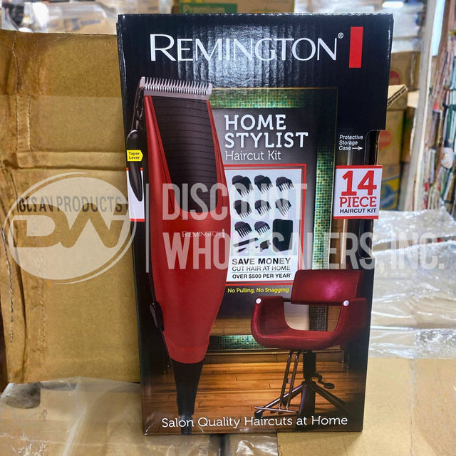Remington Home Stylist Haircut Kit 14 Piece Ultimate Styling Beard Grooming (96 Pcs Lot)