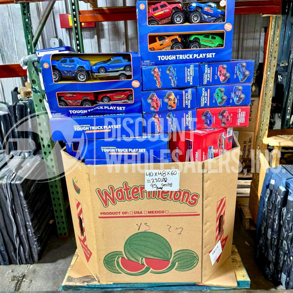 Licensed Vehicles Assorted Set Scale 1:32 (95 Pcs Per Pallet)