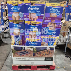 Always Discreet Underwear Culottes Assorted Sizes (45 Pcs Per Pallet)