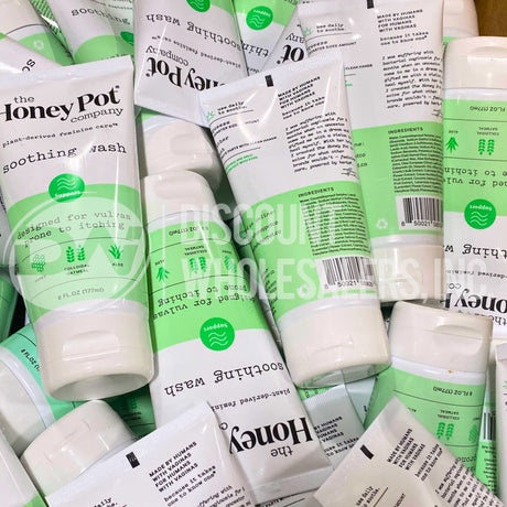 The Honey Pot Plant-Derived Feminine Care Soothing Wash 6 fl.oz (130 Pcs Lot)