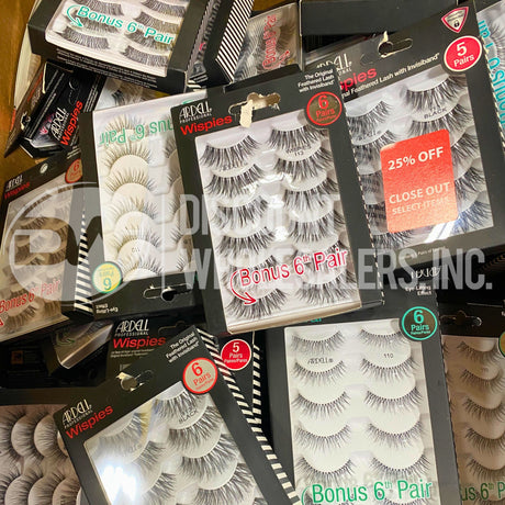 Ardell Assorted Lashes Bonus 5th and 6th Pair Different Sizes (100 Pcs Lot)