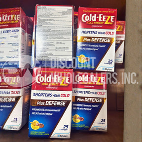 Cold-Eeze Plus Defense Shortens Your Cold Remedy Citrus with Elderberry (50 Pcs Lot)