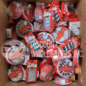 Olive June Super Stick Mani Press-Ons Assorted (180 Pcs Lot)