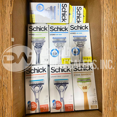 Schick Men Razors Assorted (200 Pcs Lot)