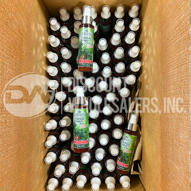 Scentsicles White Winter Fur Scent Mister Holiday Greenery Spray 4 oz (76 Pcs Lot)